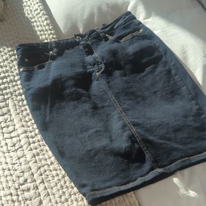 Jones New York Denim with Gold Stitching